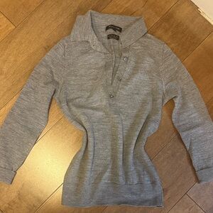 Massimo Dutti Heather 100% Wool Sweater